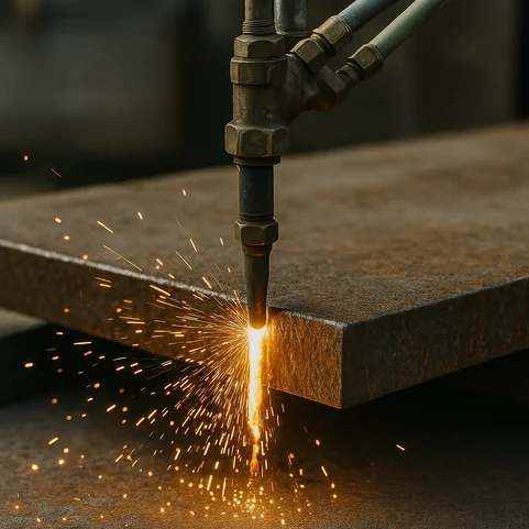 Кислородно-флюсовая резка